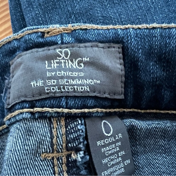So Lifting By Chico"sWomen's Blue Denim The So Slimming Collection Jeans Size 0 - Picture 8 of 10